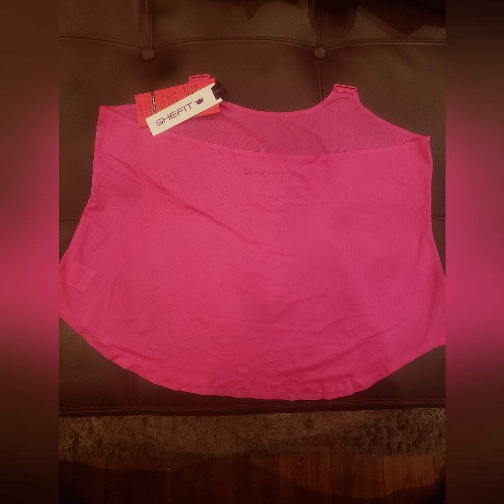 SHEFIT Hot Pink clip tank Sports Bra Shell